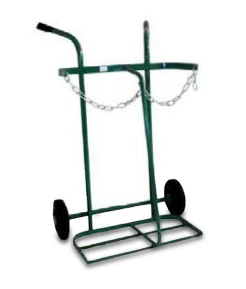 Air Products Twin Oxy-Acetylene LPG Gas Cylinder Trolley